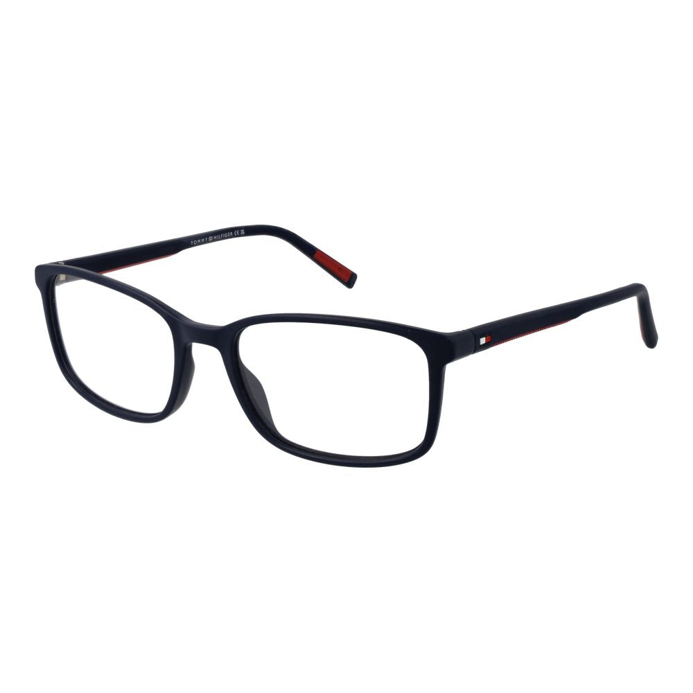 Tommy Hilfiger blue polyamide glasses frames with sleek design, lightweight and stylish eyewear for everyday wear.