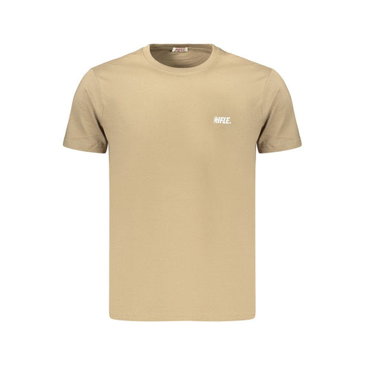 Rifle Brown Cotton Men's T-Shirt Rifle