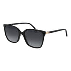 Black acetate sunglasses by Tommy Hilfiger with sleek frame and tinted lenses, stylish and modern eyewear.