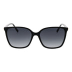 Tommy Hilfiger black acetate sunglasses with classic frame and tinted lenses, stylish eyewear for sunny days.