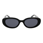 Black acetate sunglasses by Tommy Hilfiger with classic design and logo accents, stylish and suitable for everyday wear.