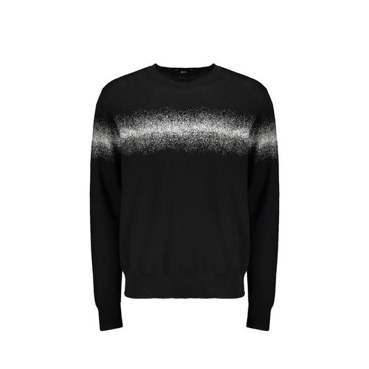 Herno Black Cotton Sweatshirt