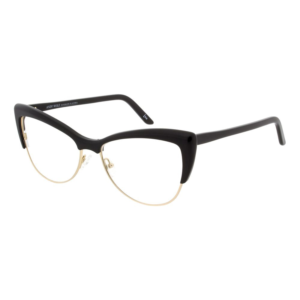 Andy Wolf Black Acetate & Metal Glasses Frames