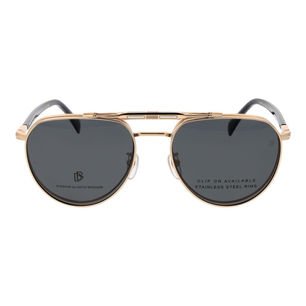 David Beckham Gold Metal Glasses Frames David Beckham