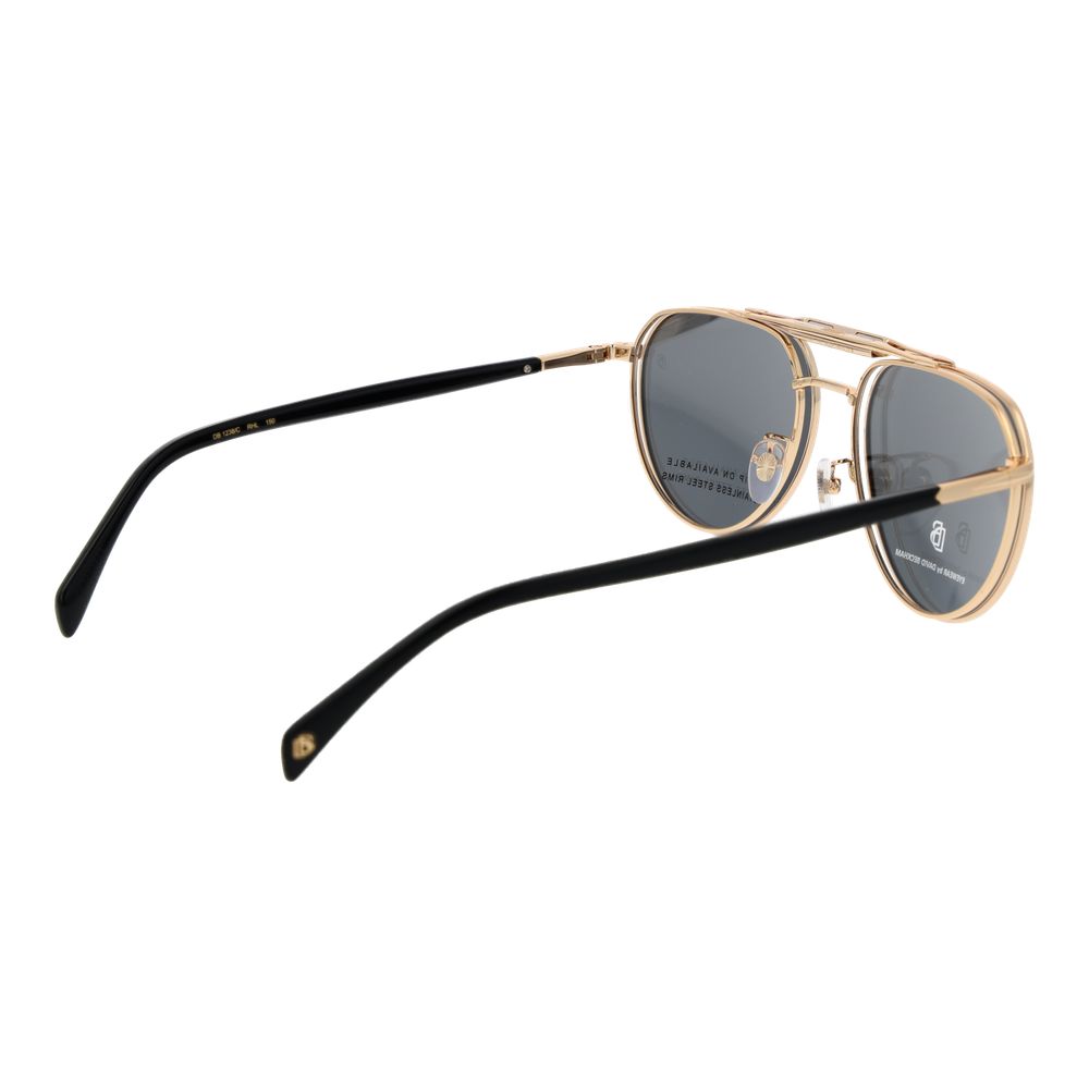David Beckham Gold Metal Glasses Frames David Beckham