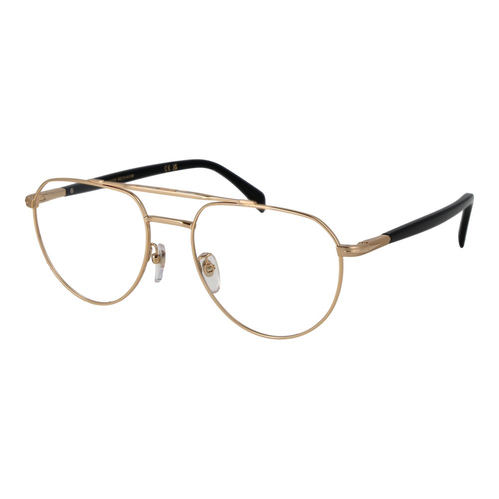David Beckham Gold Metal Glasses Frames David Beckham