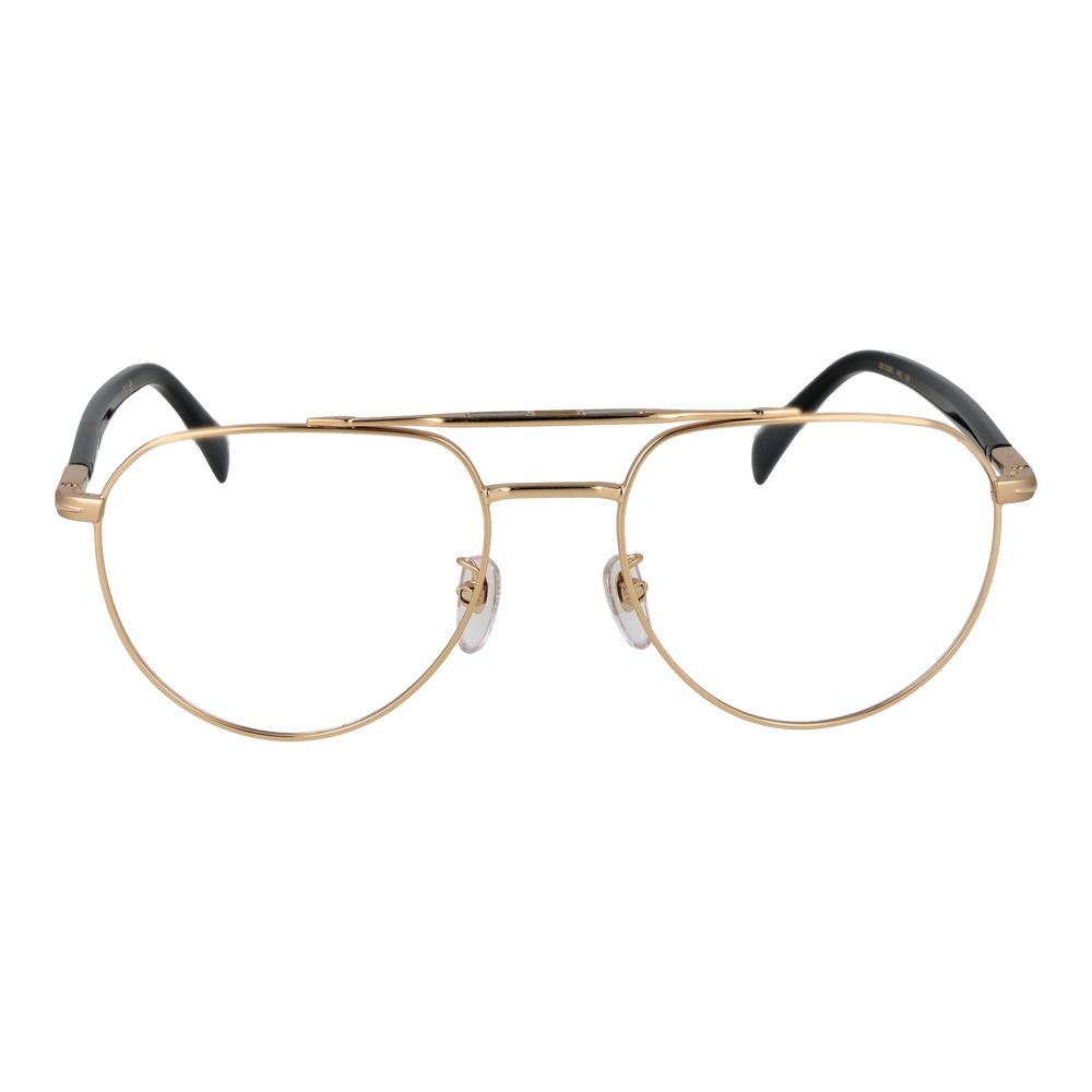 David Beckham Gold Metal Glasses Frames David Beckham