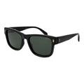 Polaroid black polycarbonate sunglasses with sleek frame and dark tinted lenses, designed for stylish eye protection.