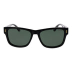Polaroid black polycarbonate sunglasses with sleek frame and dark tinted lenses, stylish eyewear for sun protection.