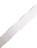 Dolce & Gabbana white graffiti print belt with gold metal buckle, stylish accessory with bold design and artistic pattern.