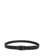 Dolce & Gabbana Brown Calf Leather Vintage Style Silver Buckle Belt - Eljoys Fashion 