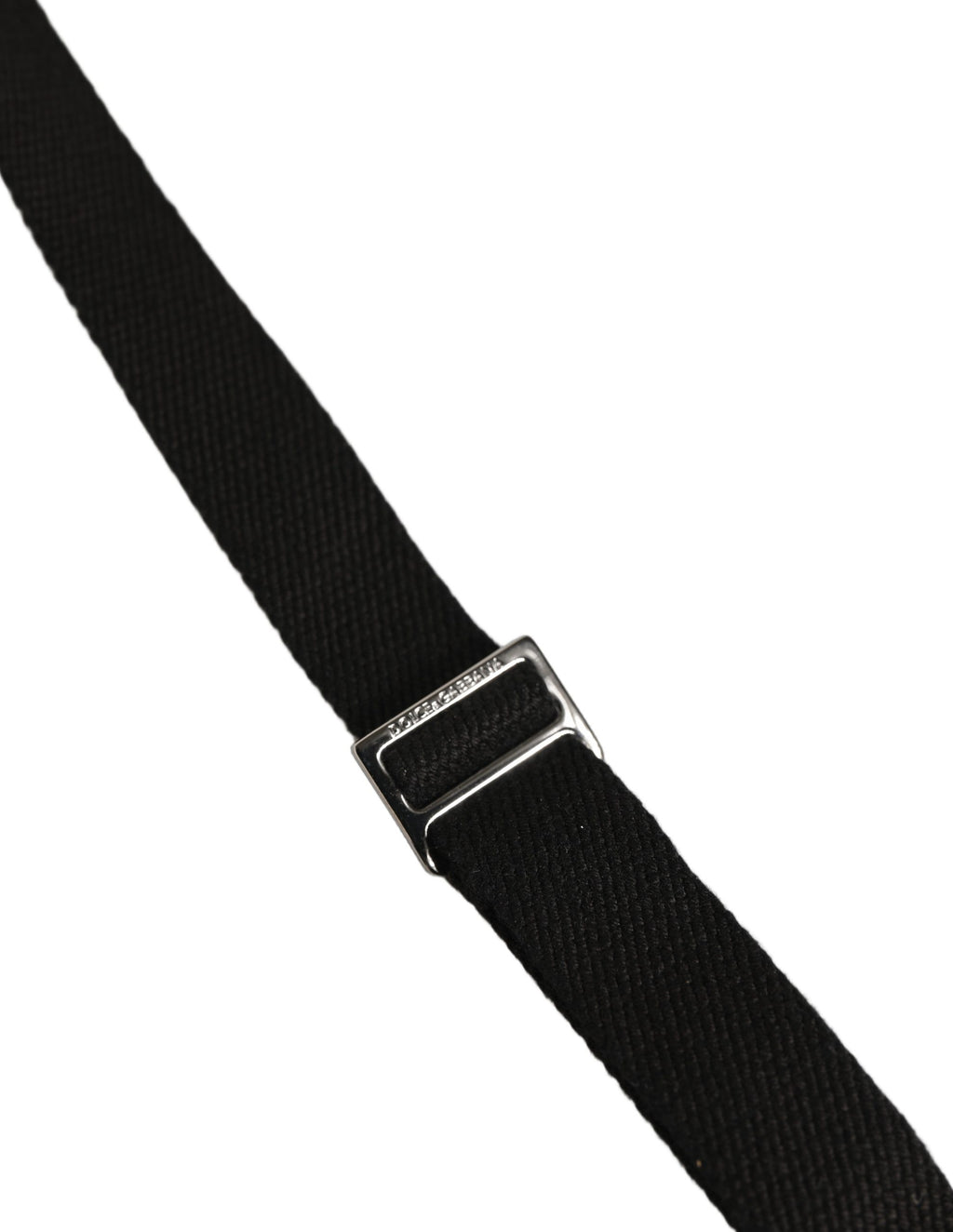 Dolce & Gabbana Black Cotton Leather Elastic Y-back Metal Clips Suspender - Eljoys Fashion 