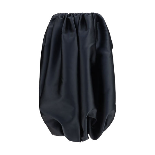 Calvin Klein Black Polyester Skirt Calvin Klein