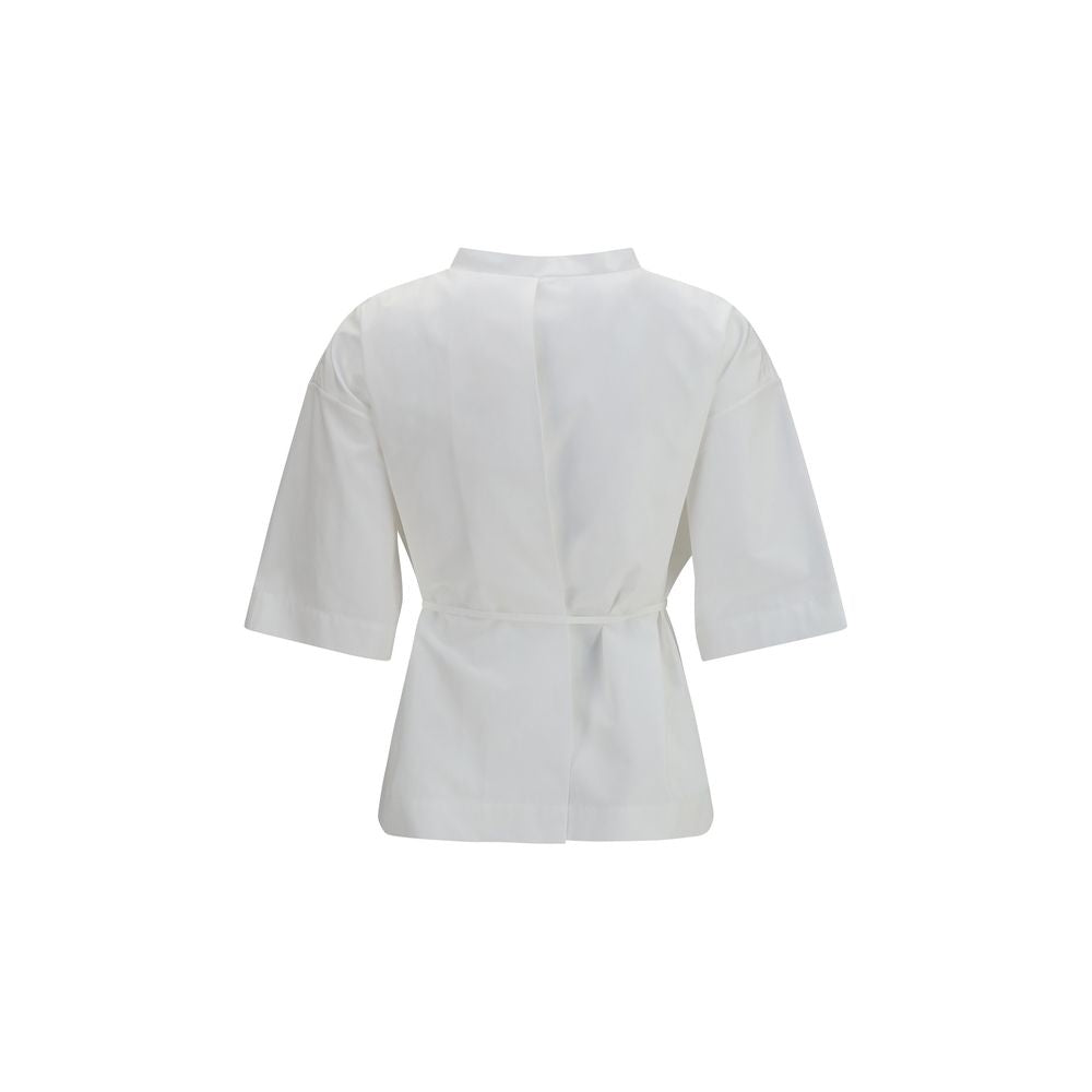 Calvin Klein White Cotton Shortsleeve Shirt Calvin Klein