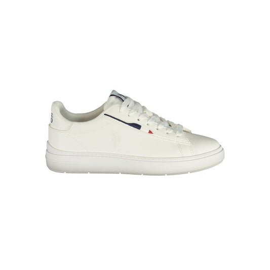 U.S. POLO ASSN. White Polyester Women's Sneaker U.S. POLO ASSN.
