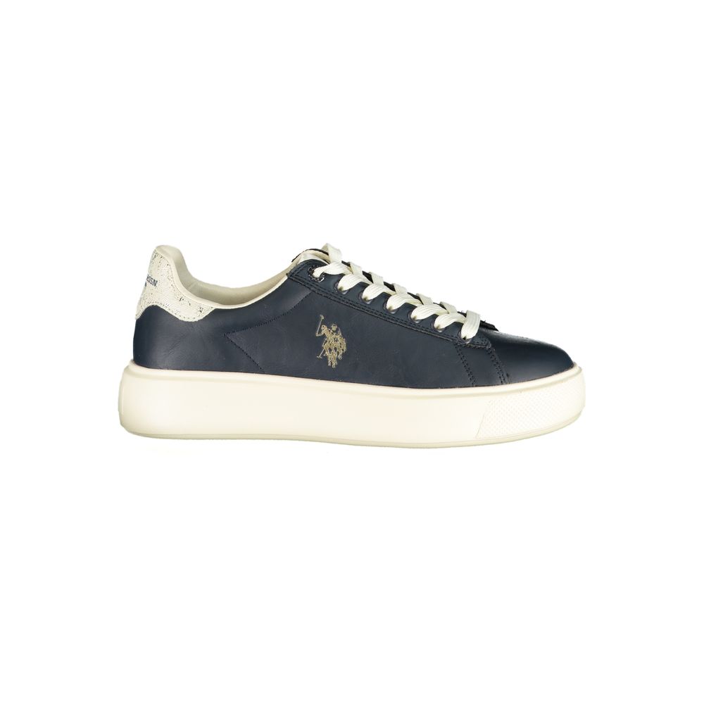U.S. POLO ASSN. Blue Polyurethane Womens Sneaker U.S. POLO ASSN.