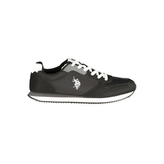 U.S. POLO ASSN. Black Polyurethane Men's Sneaker U.S. POLO ASSN.