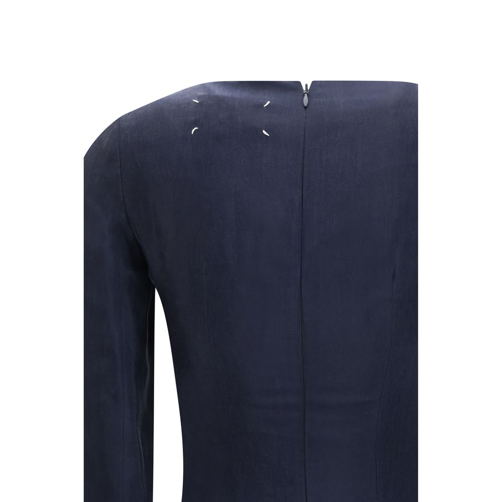 Maison Margiela Blue Copper Casual Dress Maison Margiela