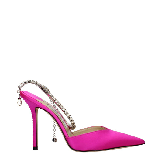 Jimmy Choo Pink Satin Stiletto Heel Sandals Jimmy Choo
