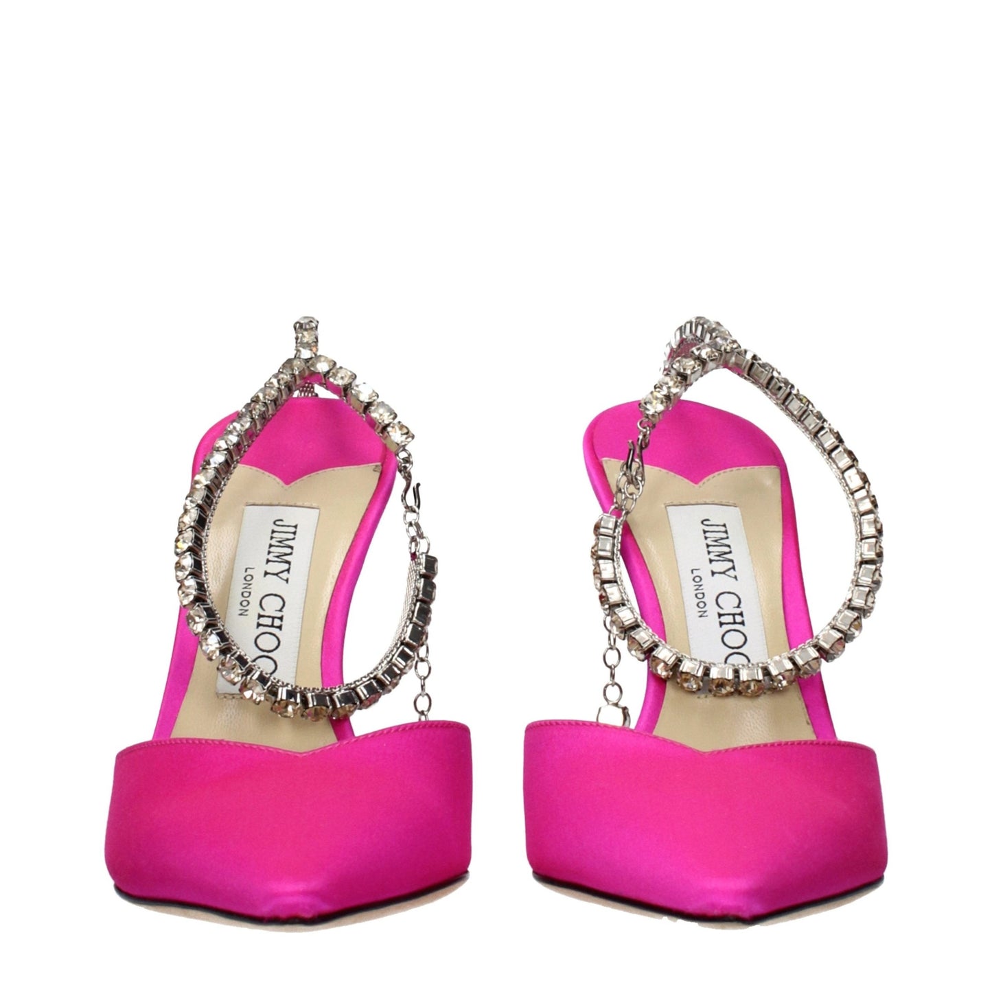 Jimmy Choo Pink Satin Stiletto Heel Sandals Jimmy Choo