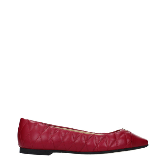 Jimmy Choo Pink Leather Ballet Flats Jimmy Choo