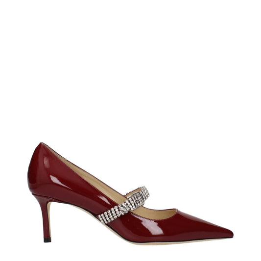 Jimmy Choo Red Leather High Heel Pumps Jimmy Choo