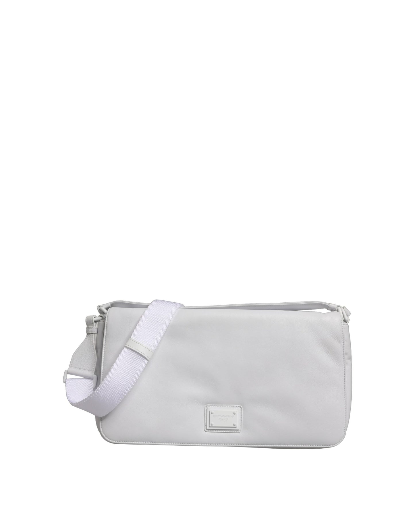 Dolce & Gabbana White Logo Plaque Crossbody Shoulder Borse Women Bag Dolce & Gabbana