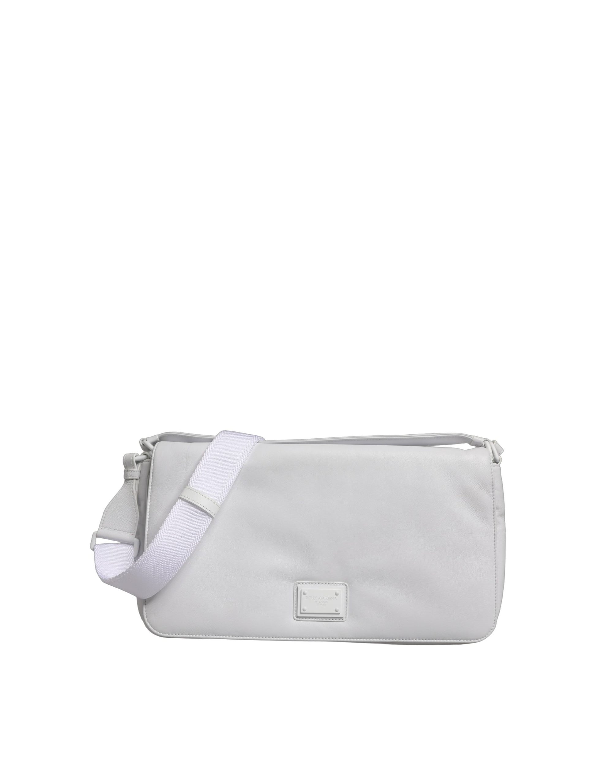 Dolce & Gabbana White Logo Plaque Crossbody Shoulder Borse Women Bag Dolce & Gabbana