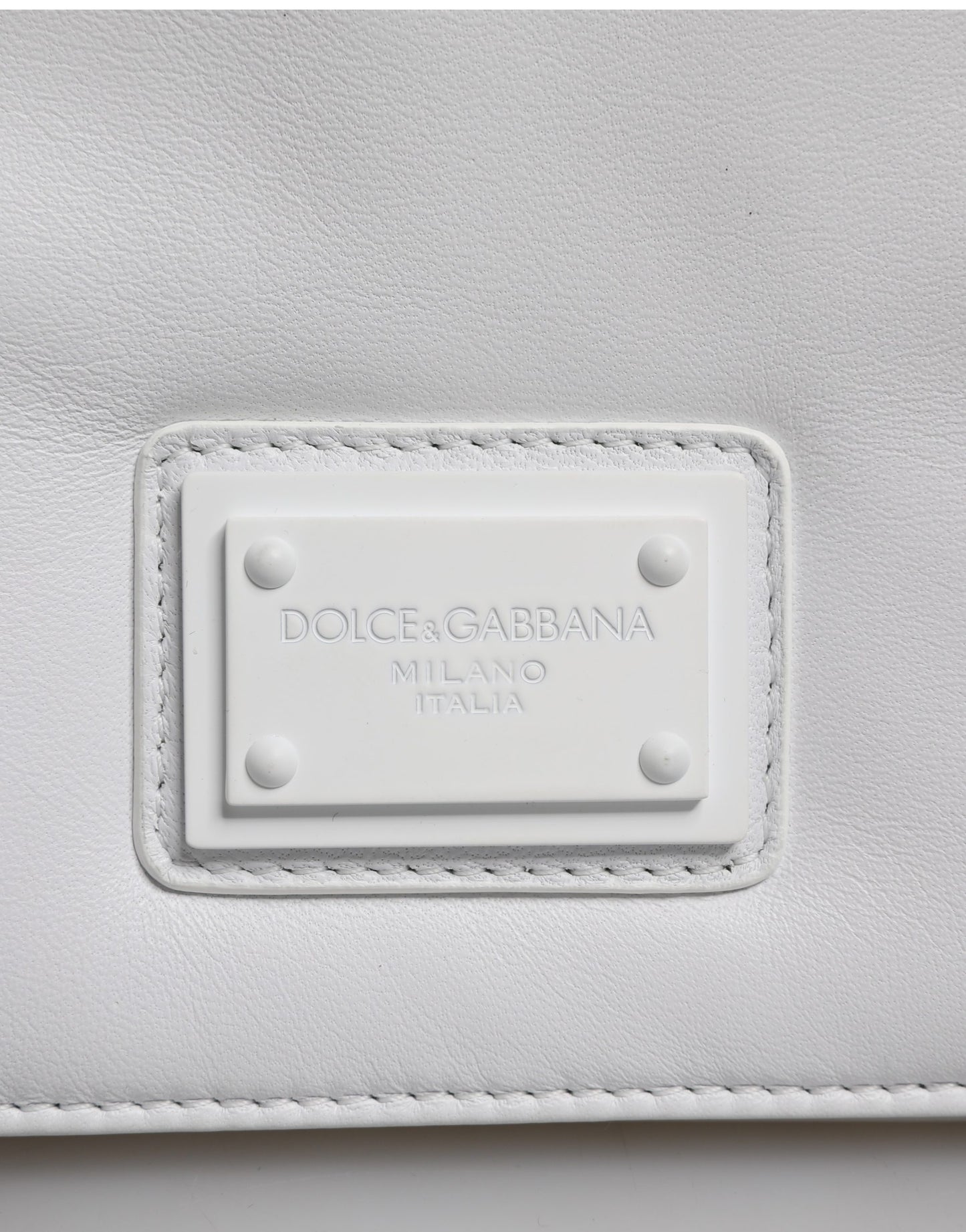Dolce & Gabbana White Logo Plaque Crossbody Shoulder Borse Women Bag Dolce & Gabbana
