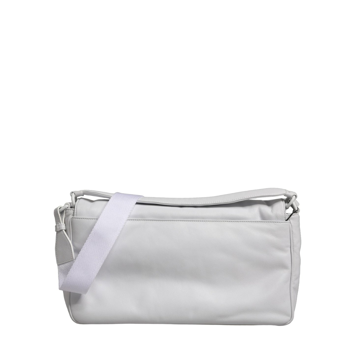 Dolce & Gabbana White Logo Plaque Crossbody Shoulder Borse Women Bag