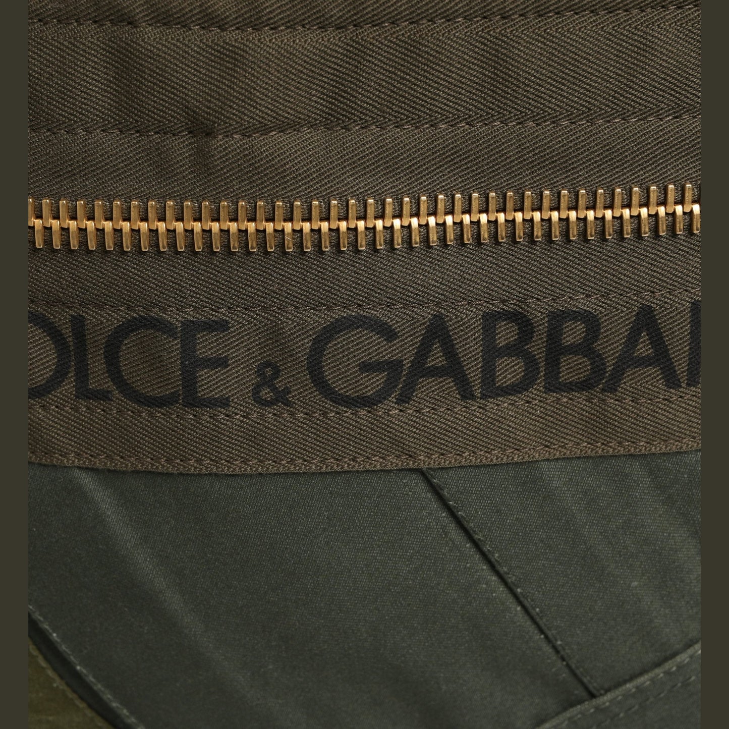 Dolce & Gabbana Military Green Patchwork Rucksack Backpack Borse Men Bag