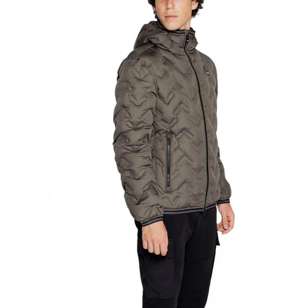 Blauer Bicolor Polyethylene Full-Length Jacket Blauer