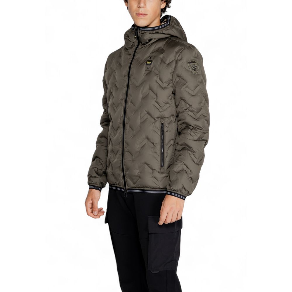 Blauer Bicolor Polyethylene Full-Length Jacket Blauer