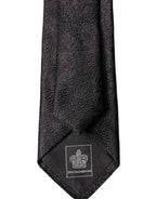 Dolce & Gabbana Black Solid 100% Silk Adjustable Men Tied Necktie Tie