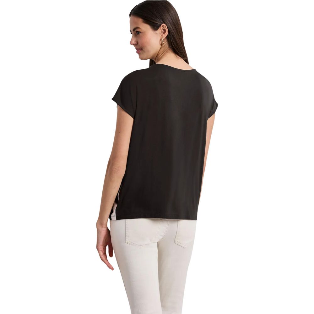 Street One Brown Viscose T-Shirt Street One