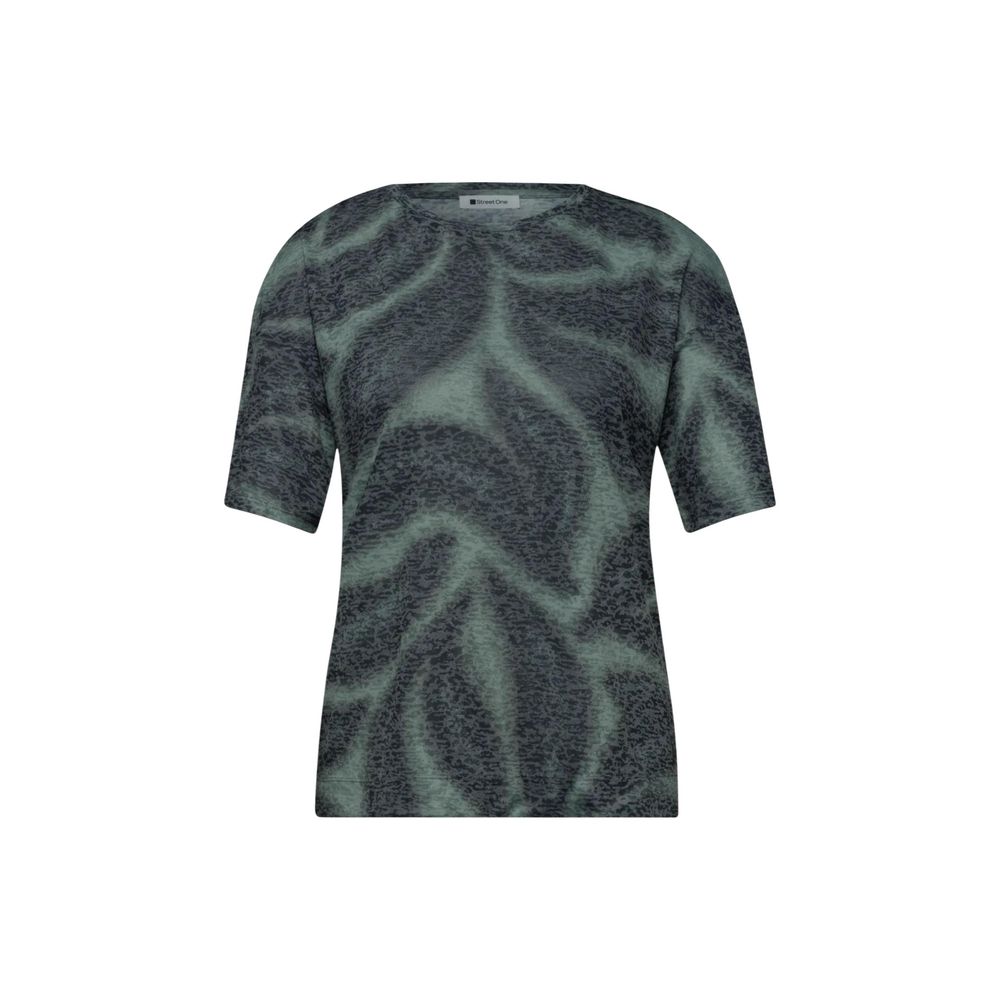 Street One Bicolor Polyester T-Shirt Street One