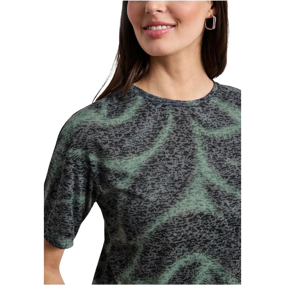 Street One Bicolor Polyester T-Shirt Street One