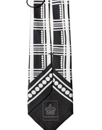 Dolce & Gabbana Black White Abstract Silk Adjustable Men Tied Necktie Tie - Eljoys Fashion 
