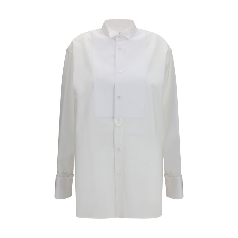 Saint Laurent White Cotton Dress Shirt Saint Laurent