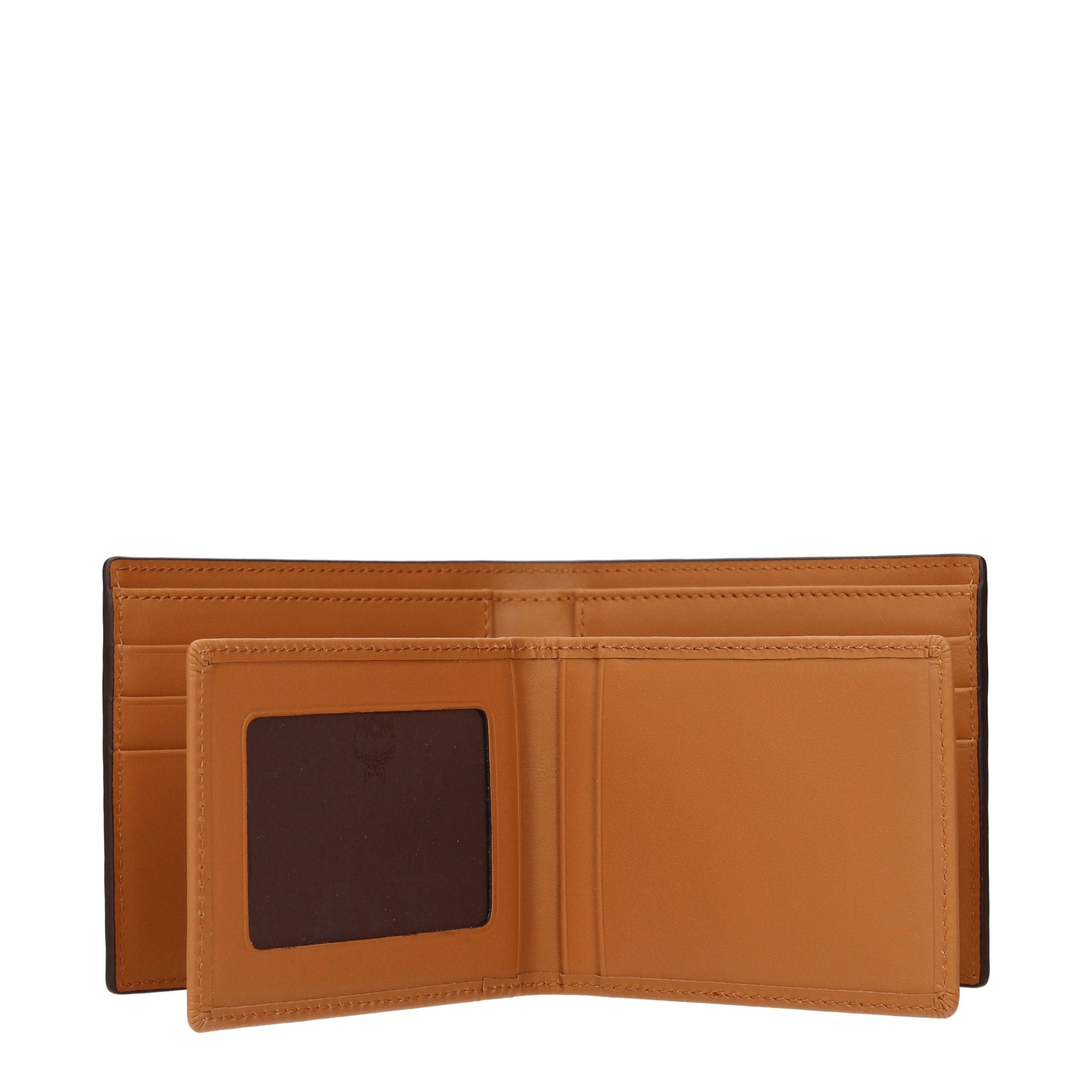 MCM Brown Fabric Wallet MCM