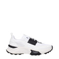 Valentino Garavani White Fabric Athletic Sneakers Valentino Garavani
