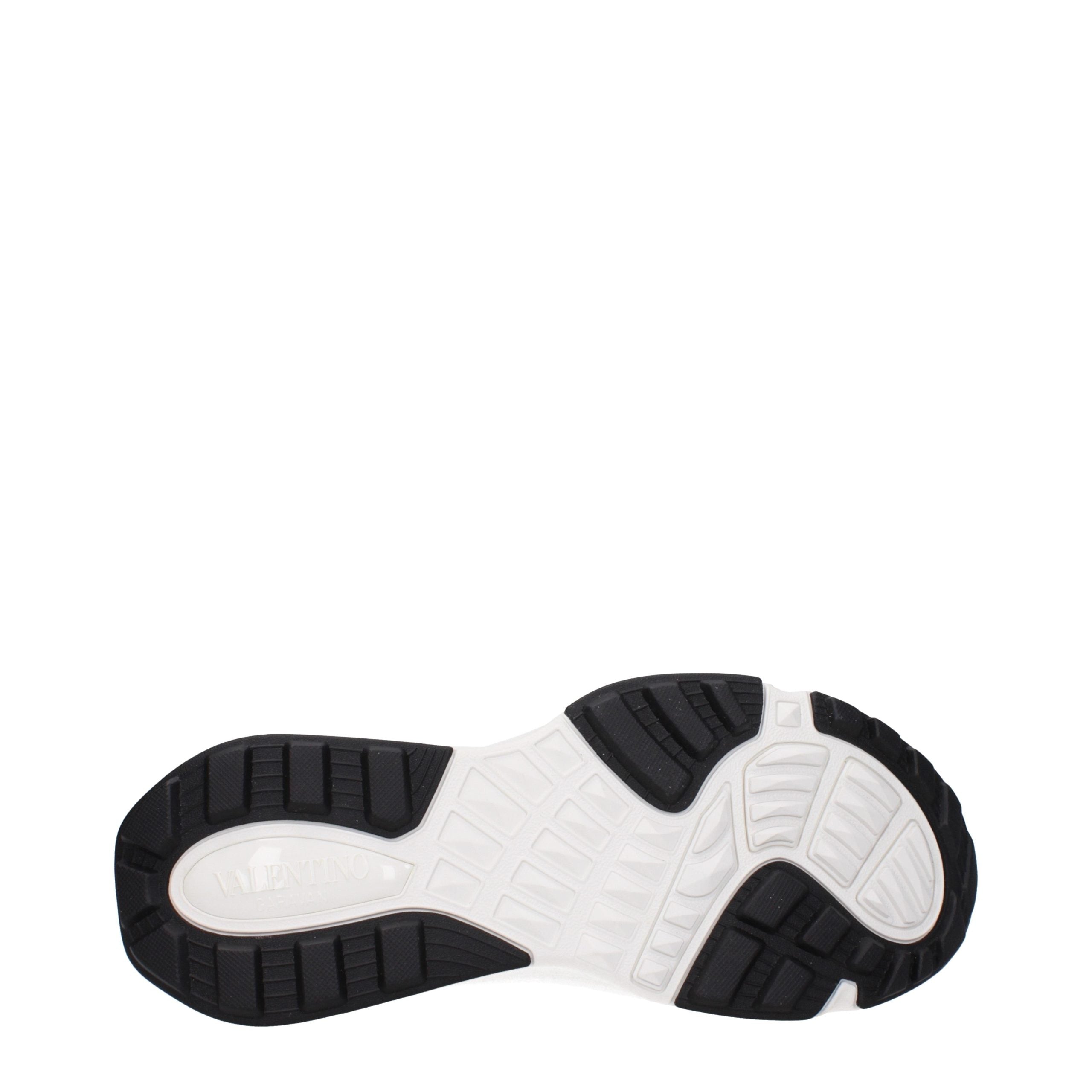 Valentino Garavani White Fabric Athletic Sneakers Valentino Garavani