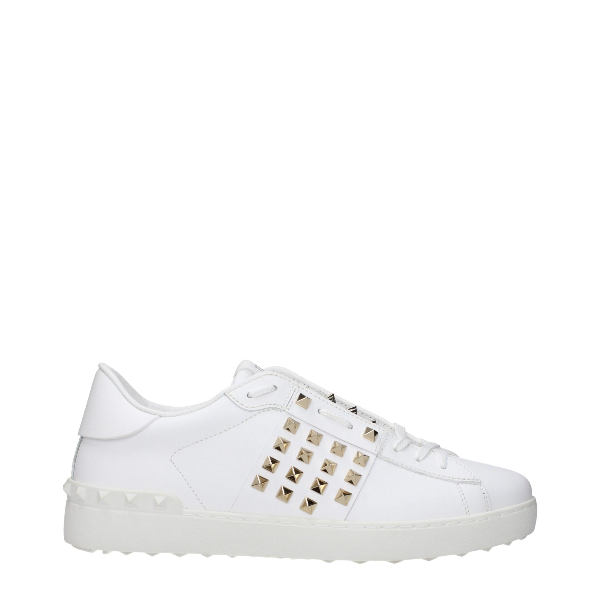 Valentino Garavani White Leather Low Top Sneakers Valentino Garavani