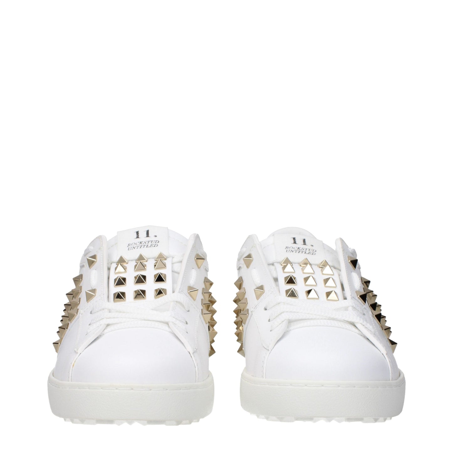 Valentino Garavani White Leather Low Top Sneakers Valentino Garavani