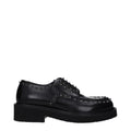 Valentino Garavani Black Leather Oxfords And Derbies Valentino Garavani