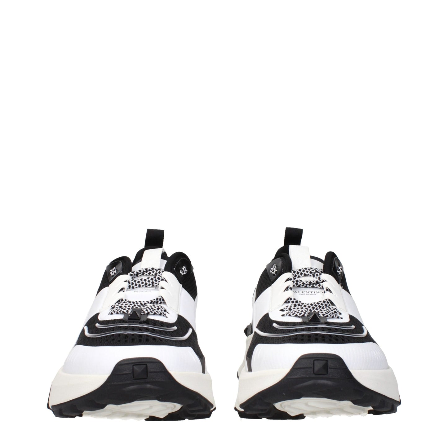Valentino Garavani Black Fabric Athletic Sneakers Valentino Garavani