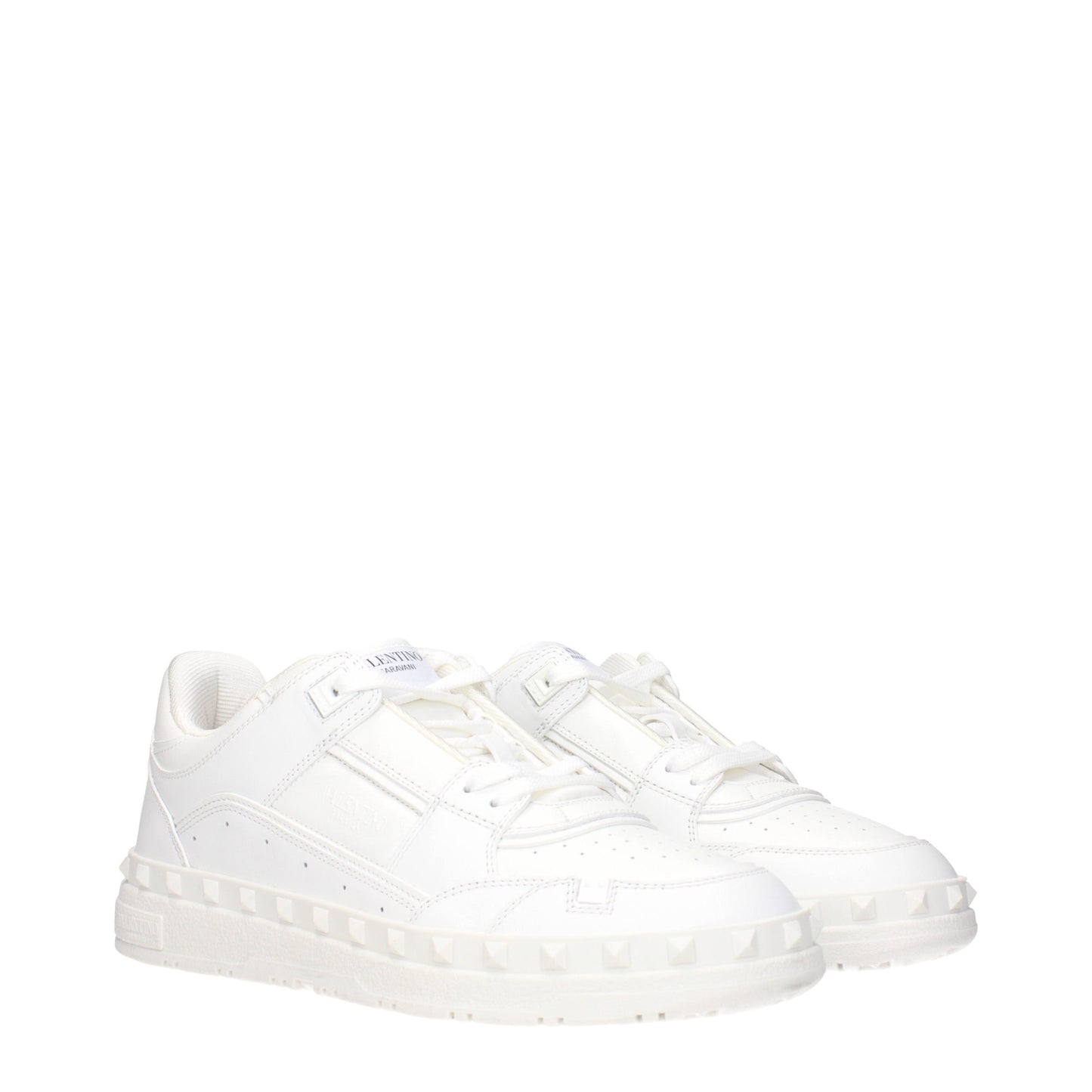 Valentino Garavani Blue Leather Sneakers Valentino Garavani