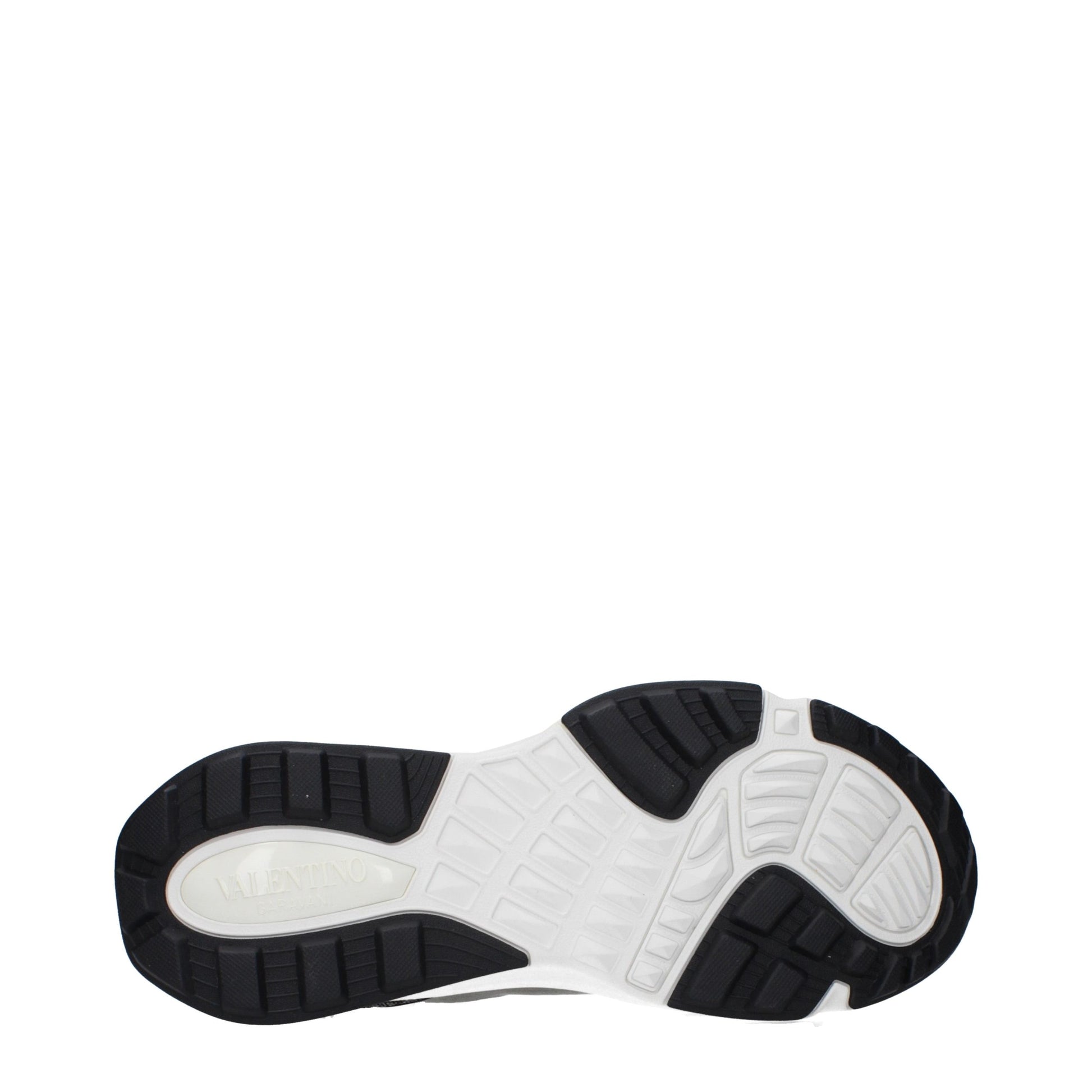 Valentino Garavani Gray Fabric Athletic Sneakers Valentino Garavani