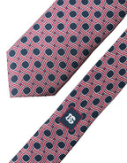 Dolce & Gabbana Multicolor Patterned Silk Adjustable Men Tied Necktie Tie