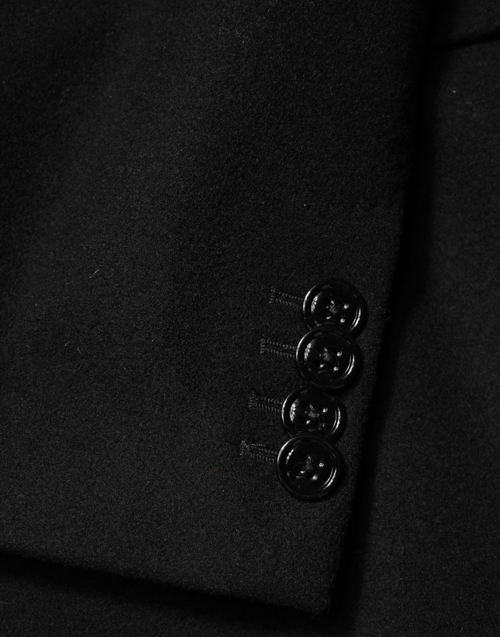Dolce & Gabbana Black Heraldic Patch Single Breasted Jacket - Eljoys Fashion 